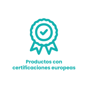 Productos con certificaciones europeas